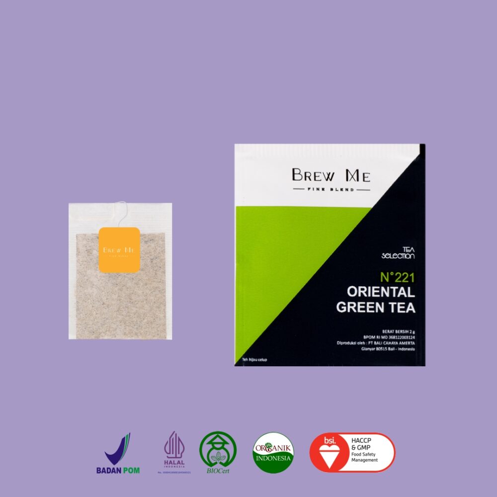 ORIENTAL GREEN TEA - 50 PCS TEABAGS WHOLESALES